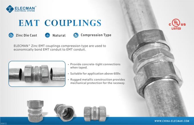 CCP 4 Inch EMT Compression Coupling EMT Conduit To EMT Conduit Type