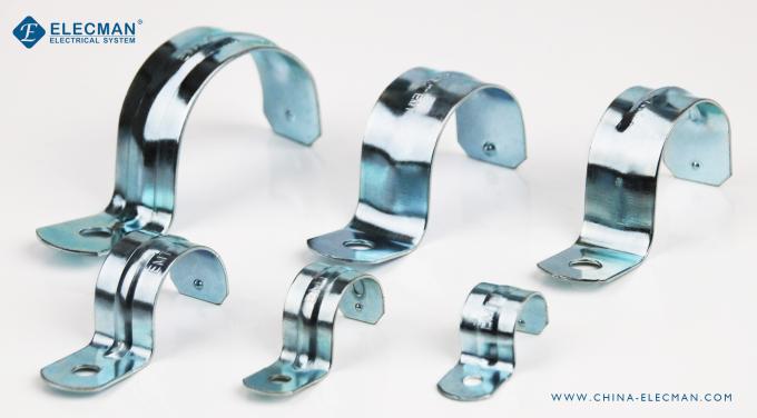 EMT Strap One Hole Galvanized Steel 3/4" EMT Conduit Fitting