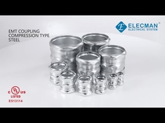 SCCP Steel EMT Conduit Fittings Coupling Compression EMT Conduit To EMT Conduit Type