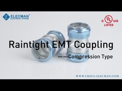 Steel Raintight EMT Coupling Compression Type UL Listed 1/2