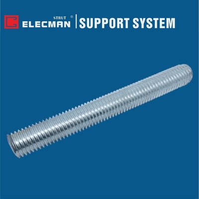 M8 M10 Carbon Steel Hot Dipped Galvanized All Thread Rod 1/4" - 1" Size