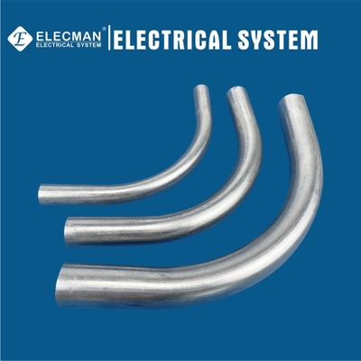 Unthreaded EMT Galvanized Steel Conduit Electrical Conduit Elbow UL797