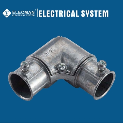 ZEC Zinc EMT Conduit Fittings 90 Degree Corners Coupling Set Screw Type