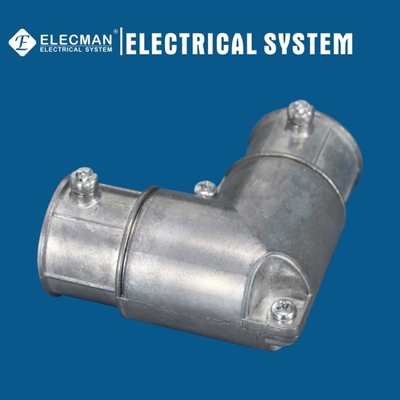 ZEC Zinc EMT Conduit Fittings 90 Degree Corners Coupling Set Screw Type