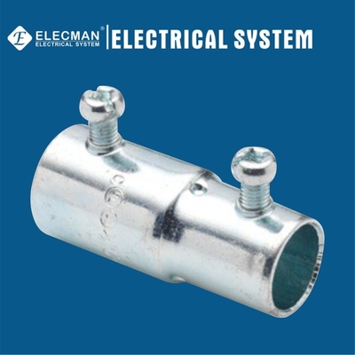 EMT To Unthreaded IMC Rigid Set Screw Coupling Connector Steel