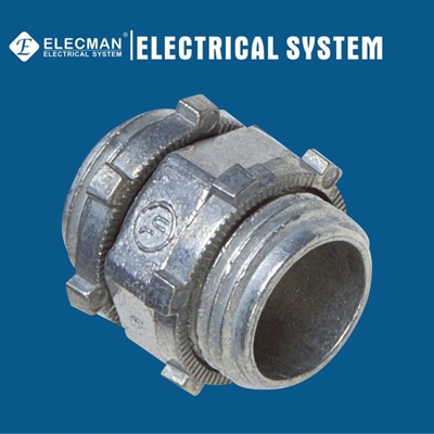 Zinc Electrical IMC Rigid Box Spacer With Locknuts Threaded Connection