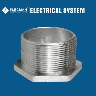 3" Zinc Metal IMC Rigid Conduit Fittings Nipple Threaded Connection