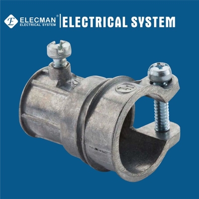 Combination Flexible Conduit Fittings Zinc Flex To EMT Couplings
