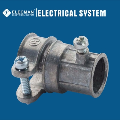 Combination Flexible Conduit Fittings Zinc Flex To EMT Couplings