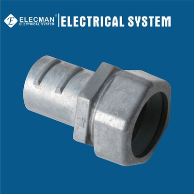 Zinc 4" Emt To Flex Connector Flexible Conduit To Emt Connector Coupling Combination