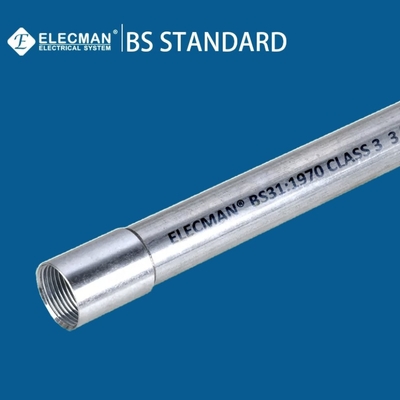 3/4"-2" BS Conduit Galvanized Electrical Conduit Class 3 & Class 4 BS31-1970