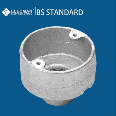 Elecman Electrical Back Outlet Malleable Iron Boxes For Conduit Threaded type