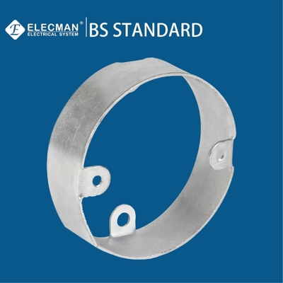Weatherproof 13mm-20mm Steel Electrical Box Extension Ring With Four Mounting Ears