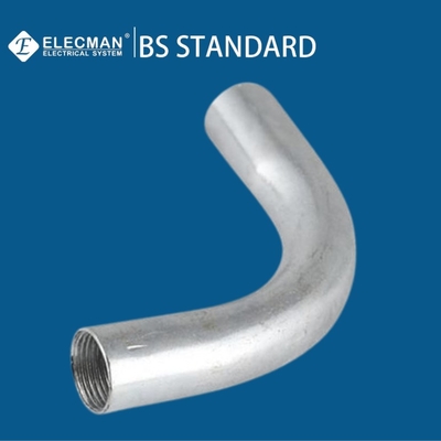 Galvanized Malleable Iron And Steel Fittings Solid 90 Degree Conduit Bend