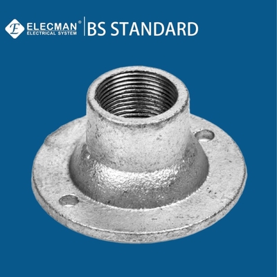 IP65 Galvanized Circular Type Malleable Iron Female Dome Cover 20mm 25mm
