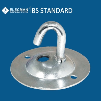 Galvanised Malleable Iron And Steel Fittings Conduit Hook Plate 20mm
