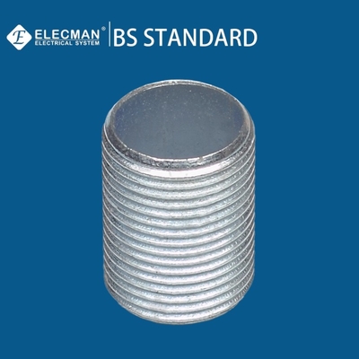 20mm-32mm Standard Threaded Conduit Nipple Zinc Plated Steel
