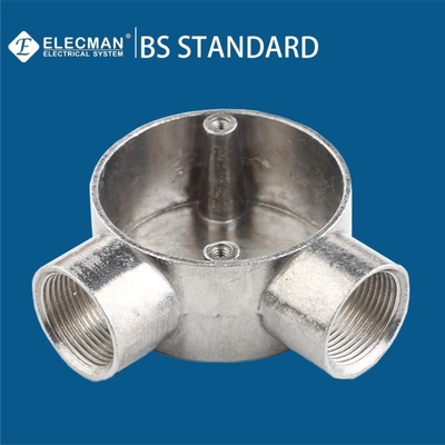 BS4568 20mm-32mm Aluminum Angle Outlet Box Two Way Type