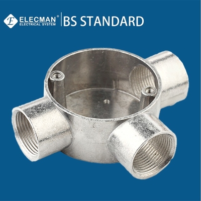 BS4568 20mm-32mm Aluminum Tee Outlet Box Three Way Type