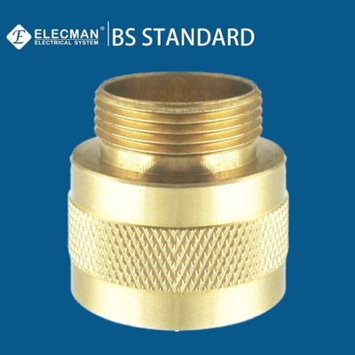 20mm-32mm 1-1/2" 2" Brass Conduit Male Adaptor BS4568