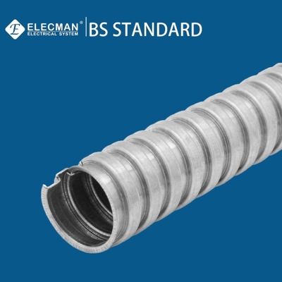 Galvanised Carbon Steel Flexible Metal BS Conduit BS4568 25mm