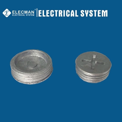 1/2" - 1" Round Outlet Box Weatherproof Closure Plugs Aluminum
