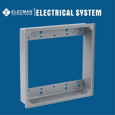 ELECMAN Exterior Weatherproof Outlet Extended Electrical Box Aluminum 2 Gang