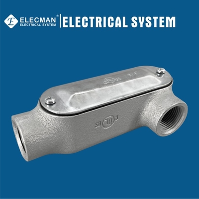 IMC Rigid Form 5 Condulet Malleable Iron Threaded LL Conduit Body 4"
