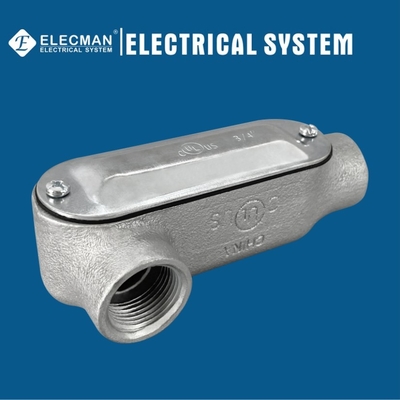 4 Inch IMC Rigid Form 5 Conduit Bodies Threaded LR Type Malleable Iron