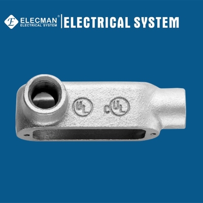 IMC Rigid Form 5 Condulet Malleable Iron Threaded LL Conduit Body 4"