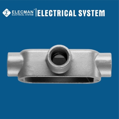Explosion Proof Galvanized IMC Rigid Form 5 Conduit Bodies 1/2" - 4"  T Type
