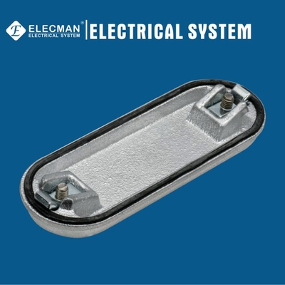 Gray Iron IMC Rigid Form 7 Condulet Cover Conduit Covers With Integral Gasket