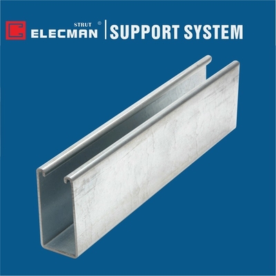 41mmx82mm Galvanized Steel Strut C Channels 1-5/8" X 3-1/4"