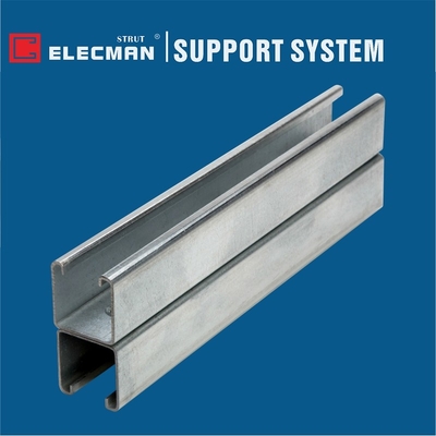 ELECMAN Galvanised Steel Strut C Channels Systems 12 Gauge 41x82