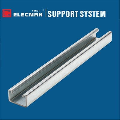 Q235 Steel GI 20 Ft Strut Channel PG HDG Surface Finish