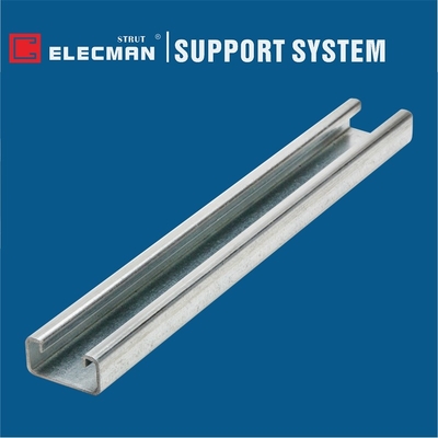 Galvanized Steel Metal Electrical 14 Gauge Strut Channel C Type