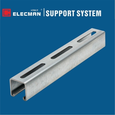 Long Slotted 41 X 41 Slotted Channel 41 X 21 Slotted U Channel Hot Dipped Galvanised