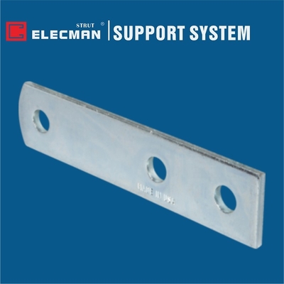 Metal Flat Three Holes Electro Galvanized Steel Swivel Plate 7-1/8" * 1-5/8"