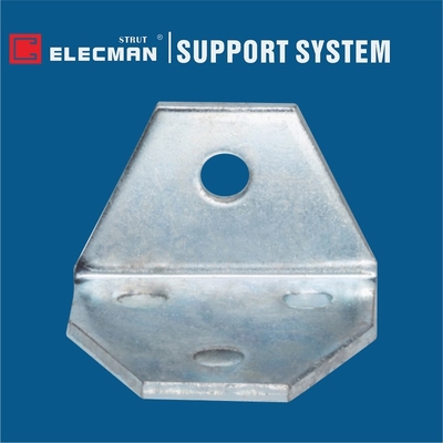 4 Hole Galvanized Steel metal Strut Angle Fittings L Bracket Connector