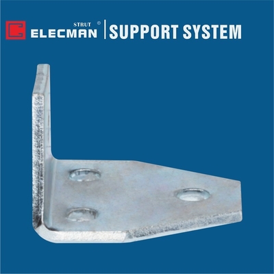 4 Hole Galvanized Steel metal Strut Angle Fittings L Bracket Connector