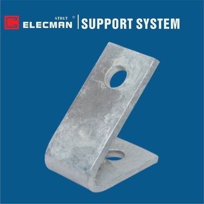 Electro Galvanized Steel Channel Strut Angle Fittings Closed Angle Bracket Connectors