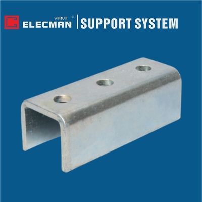 3 Hole Splice Strut Clevis Clevis End Fitting Galvanised Steel