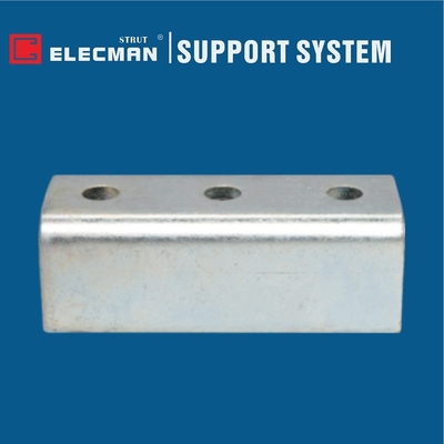 3 Hole Splice Strut Clevis Clevis End Fitting Galvanised Steel