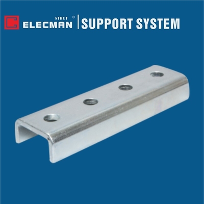 Galvanized Steel 4 Hole Splice Strut Clevis Fittings For Channel