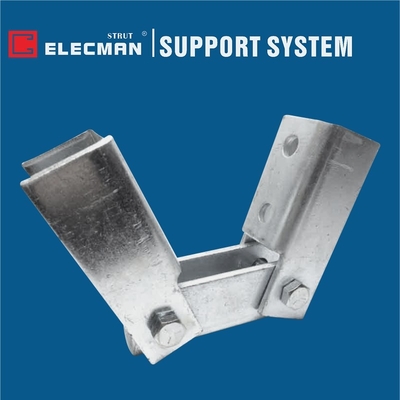Double Adjustable Corner Strut Channel Braces Galvanized Stainless Steel