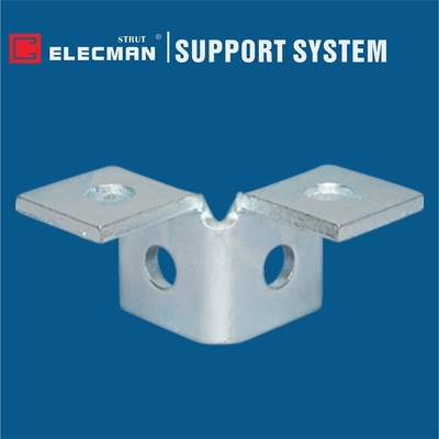 4 Hole Double Strut Wing Fittings Connectors Aluminium Galvanized Steel