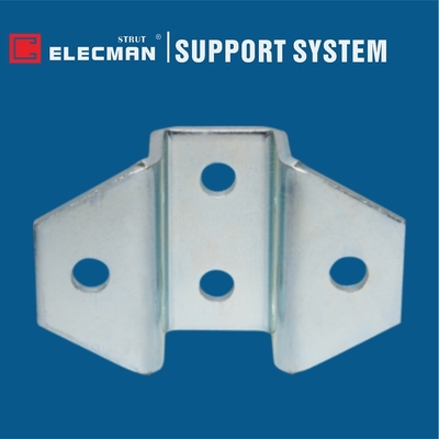 Metal Galvanized Stainless Steel Strut U Bracket 8 Hole