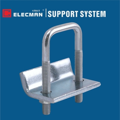 Zinc Plated Steel Conduit Strut Pipe Clamps Right Angle U Bolt Beam Clamp