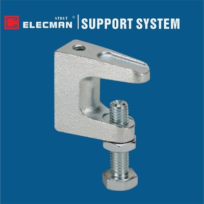 Top Flange Metric Threads Beam Clamps M6-M12 Zinc Plated Malleable Iron
