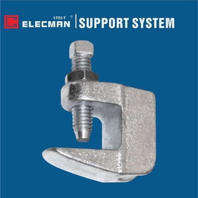 Plain Zinc Plated Malleable Beam Clamp Junior Universal Beam Clamps Black Sliver